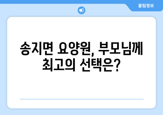전라남도 해남군 송지면 요양원 추천 BEST 안내 반드시 알아야 할 꿀팁 정보
