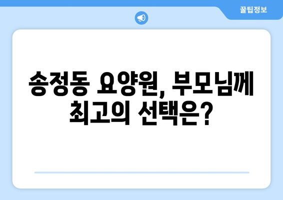 대전시 유성구 송정동 요양원 추천 BEST 안내 반드시 알아야 할 꿀팁 정보