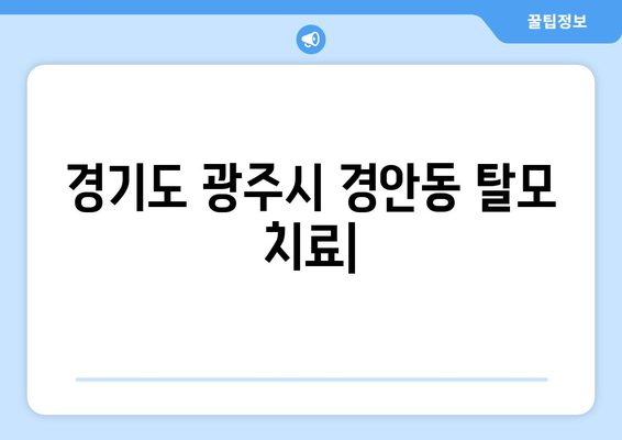 경기도 광주시 경안동 모바일식 탈모치료 잘하는곳 두피관리 추천 베스트 헤어라인 정수리 비용 후기