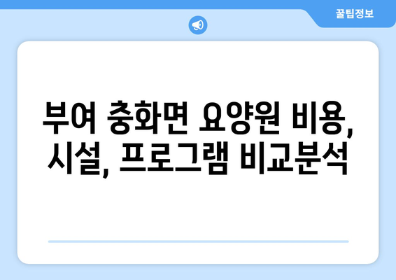 충청남도 부여군 충화면 요양원 추천 BEST 안내 반드시 알아야 할 꿀팁 정보