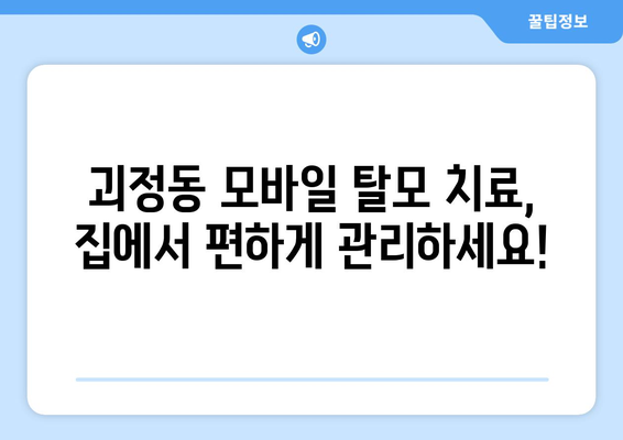 대전시 서구 괴정동 모바일식 탈모치료 잘하는곳 두피관리 추천 베스트 헤어라인 정수리 비용 후기
