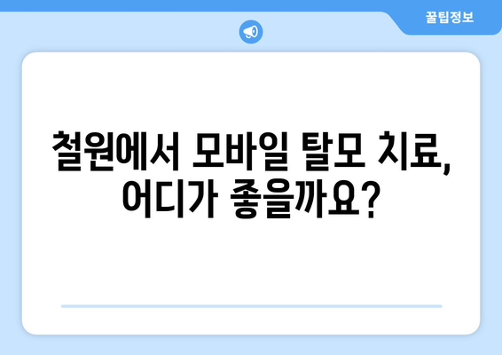 강원도 철원군 철원읍 모바일식 탈모치료 잘하는곳 두피관리 추천 베스트 헤어라인 정수리 비용 후기