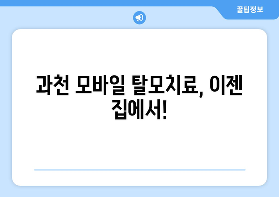 경기도 과천시 과천동 모바일식 탈모치료 잘하는곳 두피관리 추천 베스트 헤어라인 정수리 비용 후기