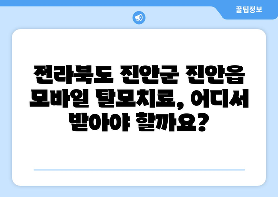 전라북도 진안군 진안읍 모바일식 탈모치료 잘하는곳 두피관리 추천 베스트 헤어라인 정수리 비용 후기