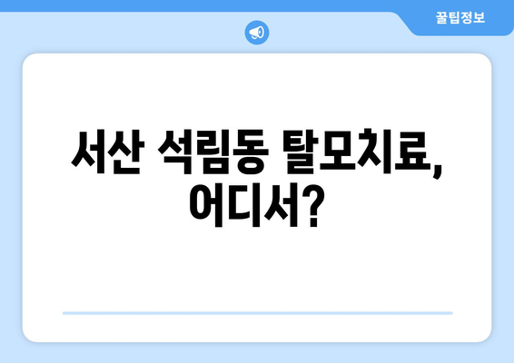충청남도 서산시 석림동 모바일식 탈모치료 잘하는곳 두피관리 추천 베스트 헤어라인 정수리 비용 후기