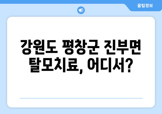 강원도 평창군 진부면 모바일식 탈모치료 잘하는곳 두피관리 추천 베스트 헤어라인 정수리 비용 후기