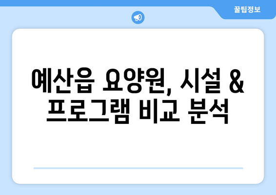 충청남도 예산군 예산읍 요양원 추천 BEST 안내 반드시 알아야 할 꿀팁 정보