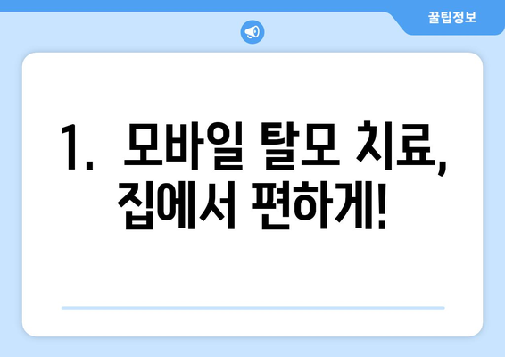 충청북도 진천군 초평면 모바일식 탈모치료 잘하는곳 두피관리 추천 베스트 헤어라인 정수리 비용 후기