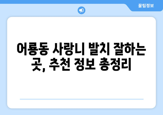 광주시 광산구 어룡동 사랑니 치과 매복 발치 잘하는 곳 비용 | 후기 | 추천