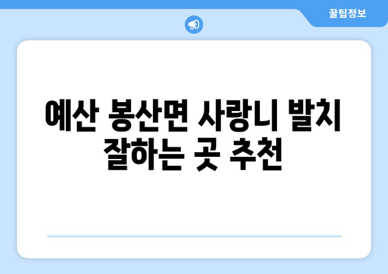 충청남도 예산군 봉산면 사랑니 치과 매복 발치 잘하는 곳 비용 | 후기 | 추천