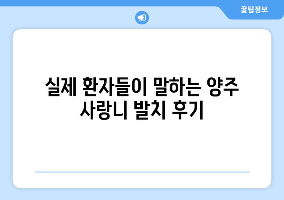경기도 양주시 회천2동 사랑니 치과 매복 발치 잘하는 곳 비용 | 후기 | 추천