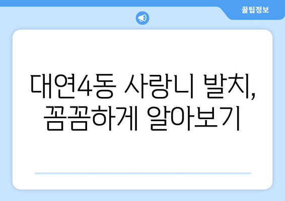 부산시 남구 대연4동 사랑니 치과 매복 발치 잘하는 곳 비용 | 후기 | 추천