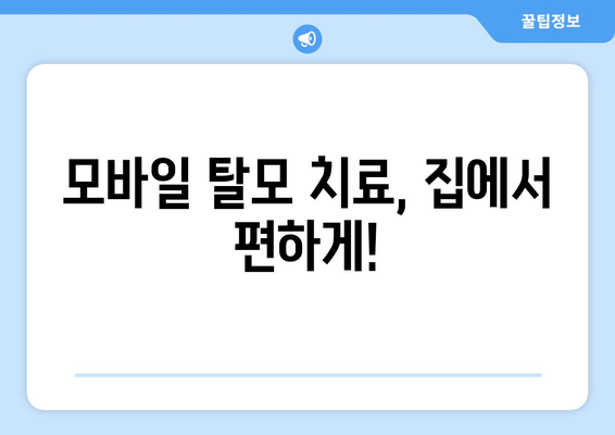 전라북도 완주군 이서면 모바일식 탈모치료 잘하는곳 두피관리 추천 베스트 헤어라인 정수리 비용 후기