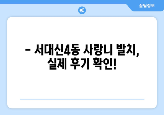부산시 서구 서대신4동 사랑니 치과 매복 발치 잘하는 곳 비용 | 후기 | 추천