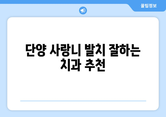 충청북도 단양군 어상천면 사랑니 치과 매복 발치 잘하는 곳 비용 | 후기 | 추천