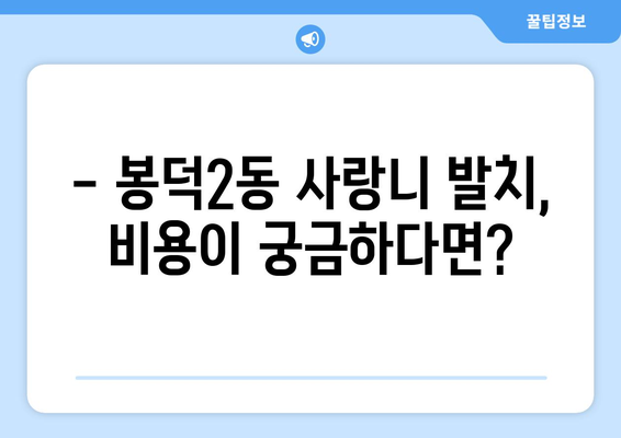 대구시 남구 봉덕2동 사랑니 치과 매복 발치 잘하는 곳 비용 | 후기 | 추천