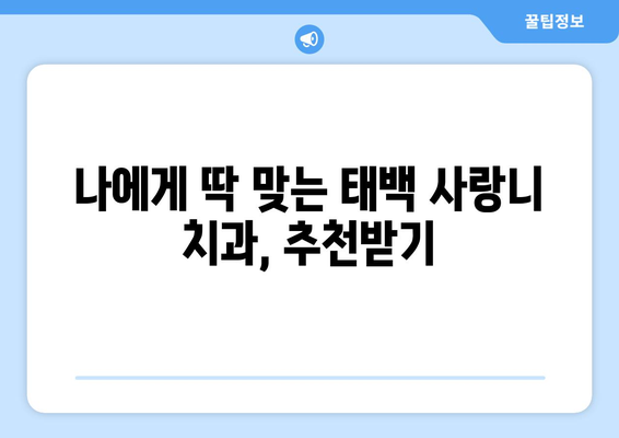 강원도 태백시 황지동 사랑니 치과 매복 발치 잘하는 곳 비용 | 후기 | 추천
