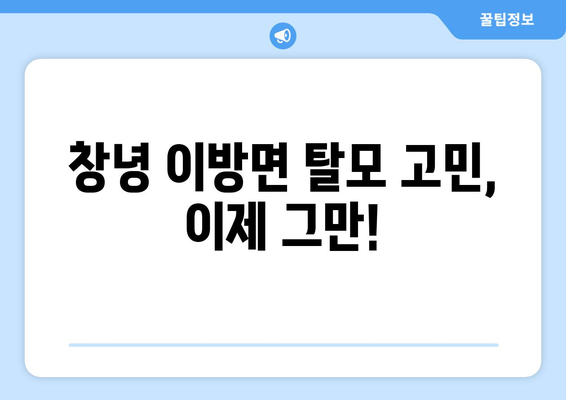 경상남도 창녕군 이방면 모바일식 탈모치료 잘하는곳 두피관리 추천 베스트 헤어라인 정수리 비용 후기