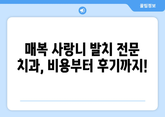 광주시 북구 동림동 사랑니 치과 매복 발치 잘하는 곳 비용 | 후기 | 추천