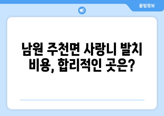 전라북도 남원시 주천면 사랑니 치과 매복 발치 잘하는 곳 비용 | 후기 | 추천