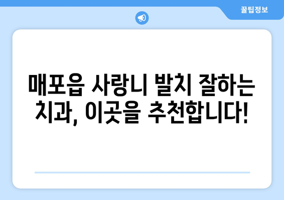 충청북도 단양군 매포읍 사랑니 치과 매복 발치 잘하는 곳 비용 | 후기 | 추천