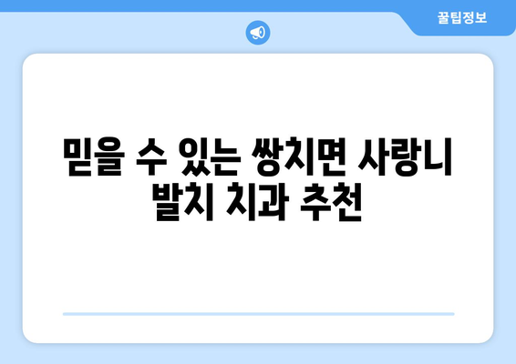 전라북도 순창군 쌍치면 사랑니 치과 매복 발치 잘하는 곳 비용 | 후기 | 추천