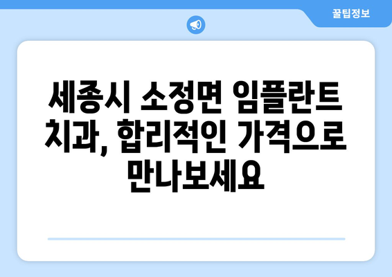 세종시 세종특별자치시 소정면 임플란트 치과 추천 저렴한 곳 잘하는 곳 가격 | 후기 | 비용
